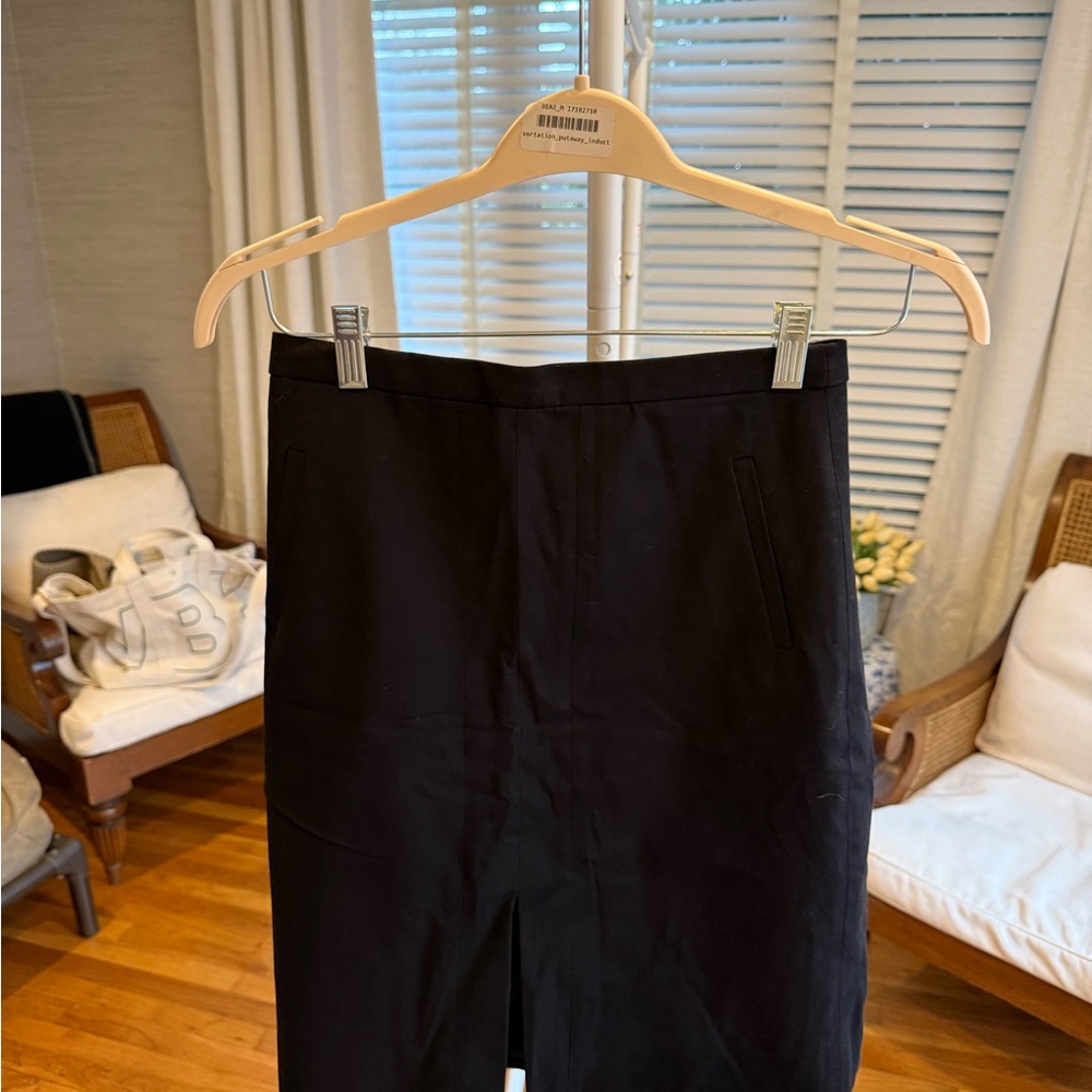 J. Crew Black Pencil Skirt